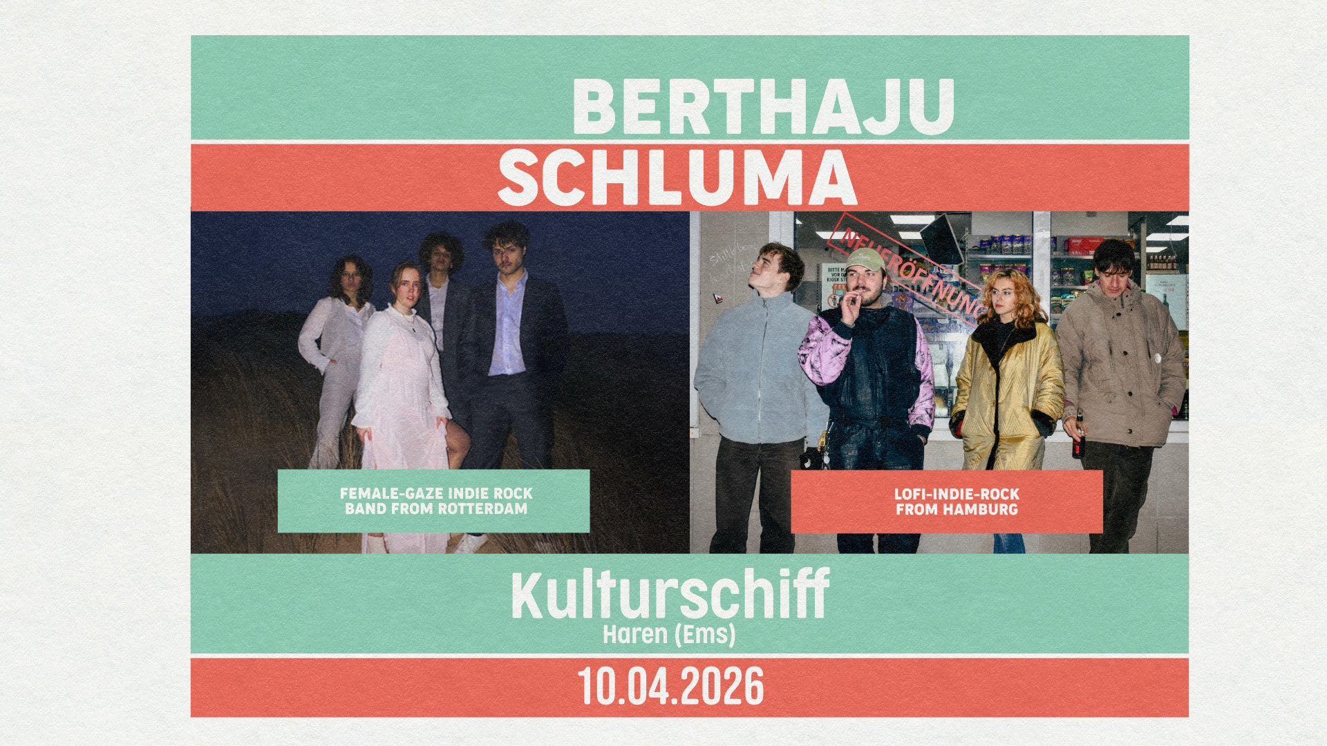 10.04.2026 | Berthaju + Schluma