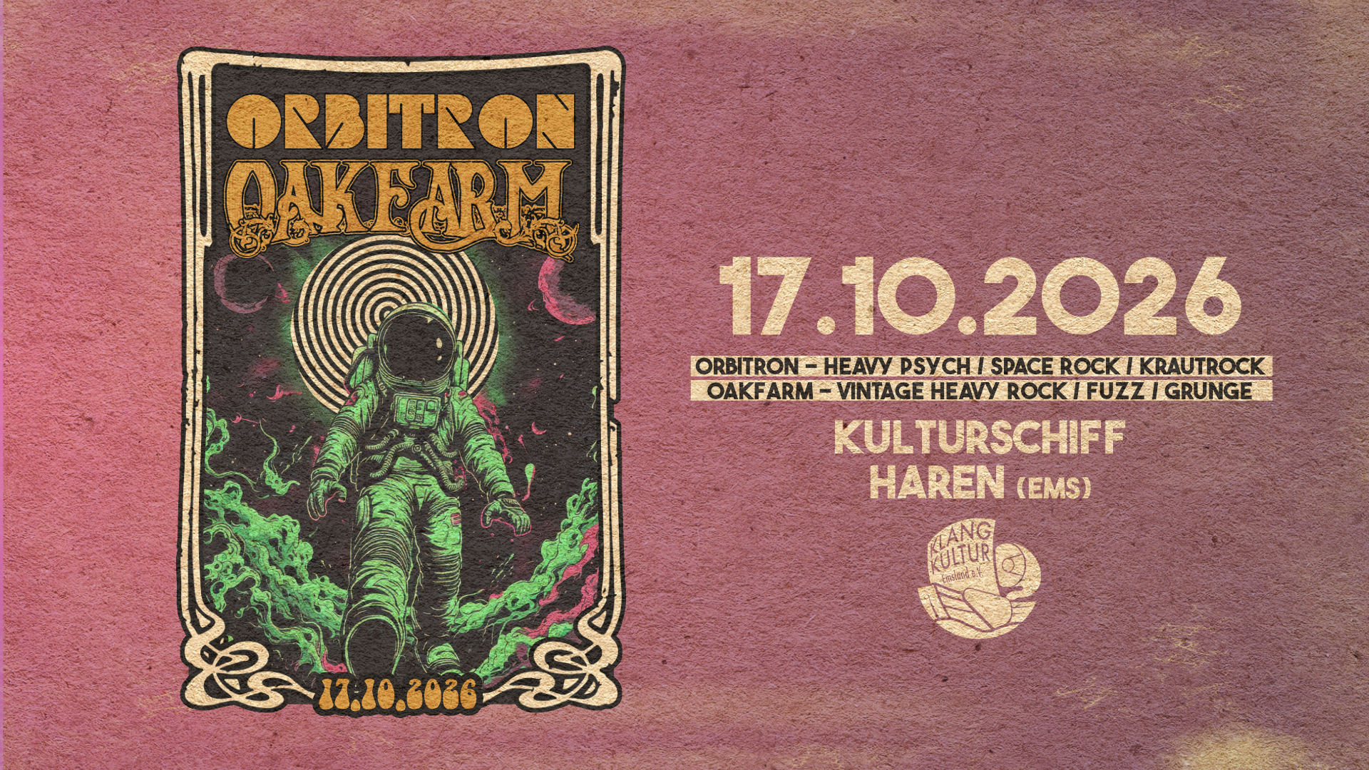 Orbitron + Oakfarm - 17.10.2026