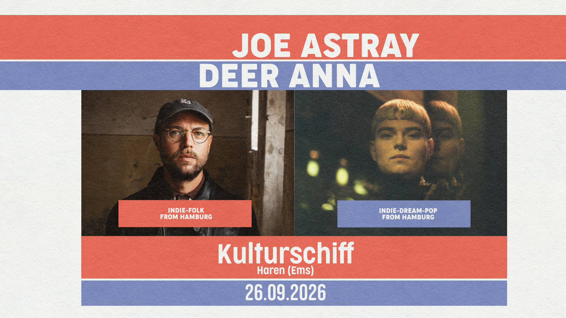 26.09.2026 | Joe Astray / Deer Anna